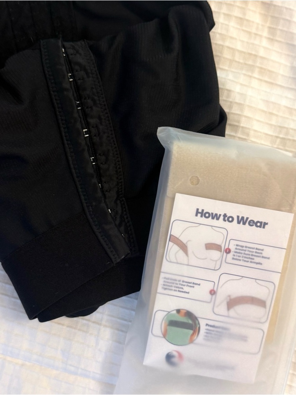 Mastectomy Front-Closure Bra & Compression Band
